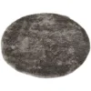 TAPPETO SHAGGY TONDO ROTONDO Misure 160 X 160 COLORE BEIGE-MARRONE ART. WINTER