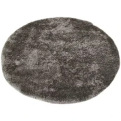 TAPPETO SHAGGY TONDO ROTONDO Misure 160 X 160 COLORE BEIGE-MARRONE ART. WINTER