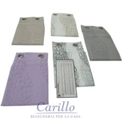 TENDA PANNELLO CASA ARREDO MODERNA STONE 1 TELO 140 X 280 Cm CON BORCHIE F713