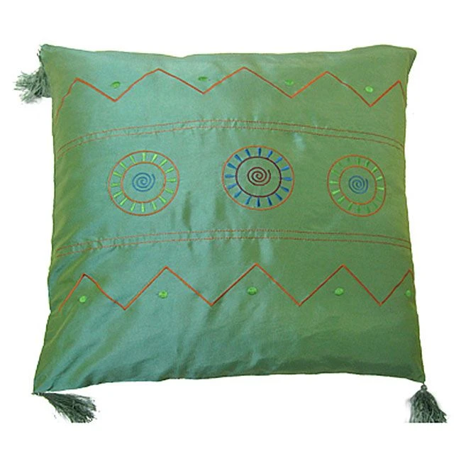 COPPIA CUSCINI CUSCINO CASA ARREDO DIVANO 40X40 Cm Art. KALI VERDE 1 2 COPPIA CUSCINI CUSCINO CASA ARREDO DIVANO 40X40 Cm Art. KALI VERDE 1 - immagine 2