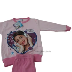 Disney Violetta Pigiama Bambina Ragazza Caldo Cotone Da 3 A 10 Anni Rosa G966 -Articoli Per La Casa 20131212205901 pigiama violetta 9 1