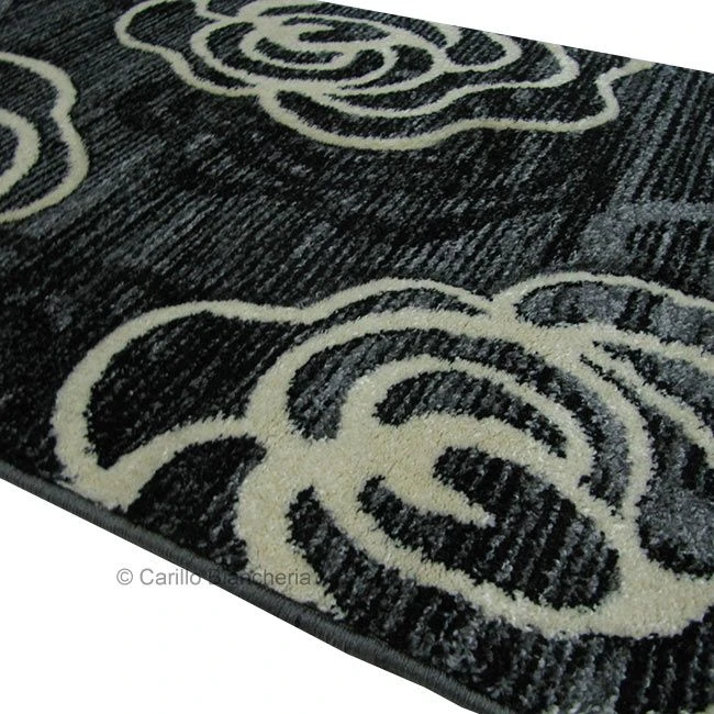 Tappeto Scendiletto Passatoia Arredo Classico Moderno Fiore 115x160 Cm H466 4 Tappeto Scendiletto Passatoia Arredo Classico Moderno Fiore 115x160 Cm H466 - immagine 4