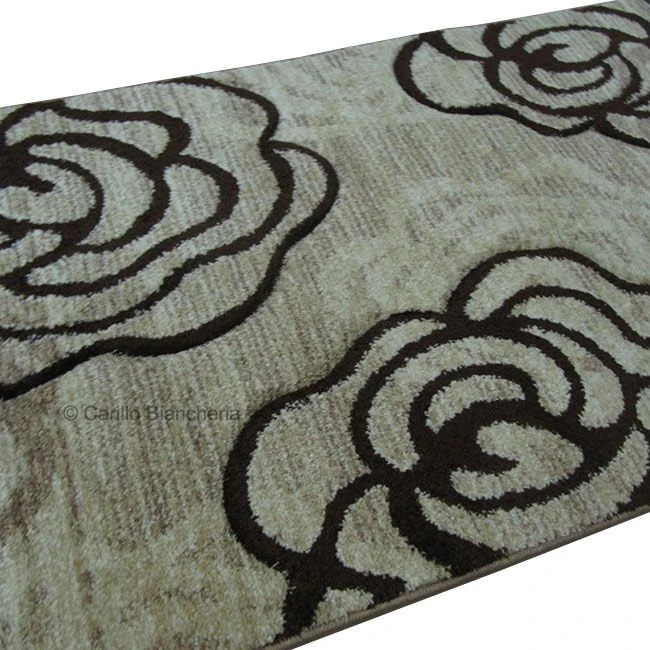 Tappeto Scendiletto Passatoia Arredo Classico Moderno Fiore 115x160 Cm H466 6 Tappeto Scendiletto Passatoia Arredo Classico Moderno Fiore 115x160 Cm H466 - immagine 6