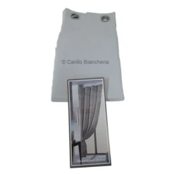 NOVITA' TENDA CASA ARREDO OSCURANTE 1 TELO 140 X 290 Cm CON BORCHIE BIANCO E844