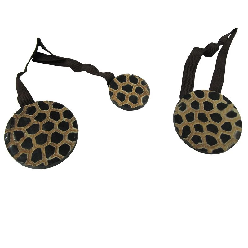 Coppia Calamite Fermatenda Due Pezzi Forma Rotonda - Maculata H680 2 Coppia Calamite Fermatenda Due Pezzi Forma Rotonda - Maculata H680 - immagine 2