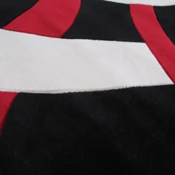 Tappeto Moderno Rotondo 160x160 Cm. Mod. Twist Carvino Rosso/Nero H727 -Articoli Per La Casa 20140419135617 tappeto rotondo twist carvino rosso nero 2