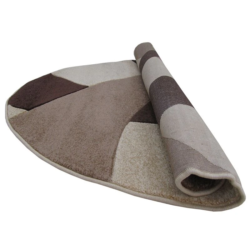 Tappeto Moderno Rotondo 160x160 Cm. Mod. Twist Carvino Beige/Marrone H729 5 Tappeto Moderno Rotondo 160x160 Cm. Mod. Twist Carvino Beige/Marrone H729 - immagine 5