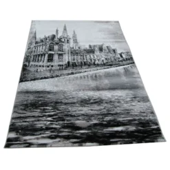 Tappeto Moderno Rettangolare Pop Art. Beyaz 120x170 Cm H821