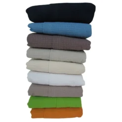 Accappatoio Unisex Nido D'ape 100% Cotone Con Cappuccio H830 -Articoli Per La Casa 20140522200534 accappatoio nido dape 4 2