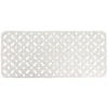 Tappetino Per Vasca O Doccia Antiscivolo In Plastica Con Ventose 77x37 Cm. L666