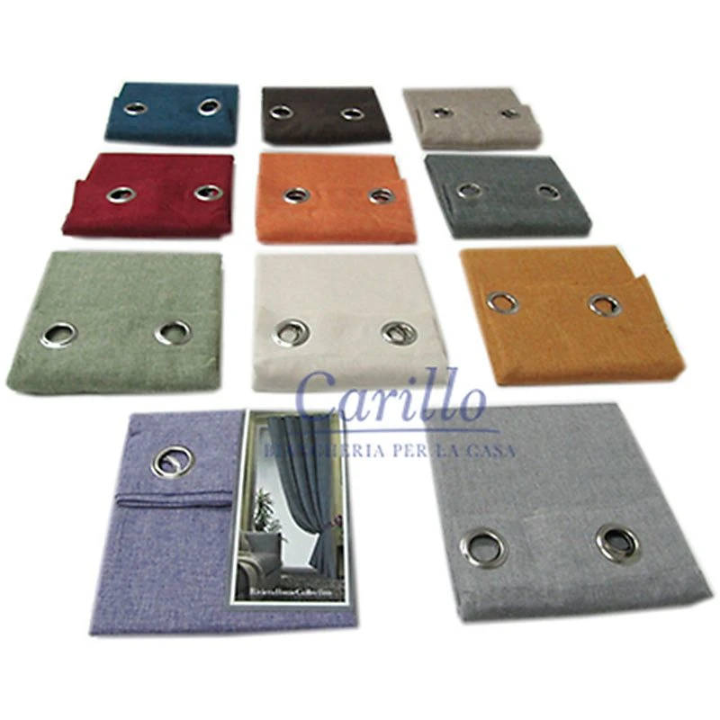 TENDA CASA ARREDO MODERNA 1 TELO 140X280 Cm CON BORCHIE ROSETTA COL. VARI E770 1 TENDA CASA ARREDO MODERNA 1 TELO 140X280 Cm CON BORCHIE ROSETTA COL. VARI E770