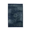 Tappeto Con Frange Laterali Vintage Sapphire Blu - 133x190 Cm M028