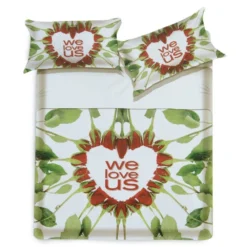 Completo Lenzuola Biancaluna Art. We Cotone Matrimoniale M557