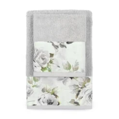 Set Asciugamani 1+1 Flower Di Morbidissimi In Spugna W415 6 Set Asciugamani 1+1 Flower Di Morbidissimi In Spugna W415 -Articoli Per La Casa 2 45