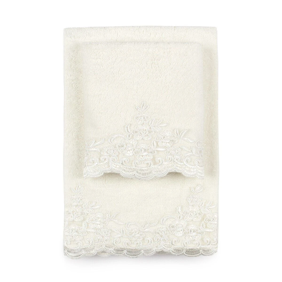 Set Asciugamani 1+1 Daniela Di Morbidissimi In Spugna W418 4 Set Asciugamani 1+1 Daniela Di Morbidissimi In Spugna W418 - immagine 4