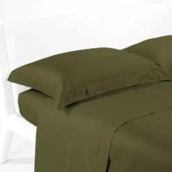 Completo Lenzuola In Raso Di Caleffi Matrimoniale Tinta Unita U788 -Articoli Per La Casa 5 7