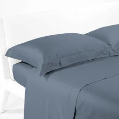 Completo Lenzuola In Raso Di Caleffi Matrimoniale Tinta Unita U788 -Articoli Per La Casa 6 7