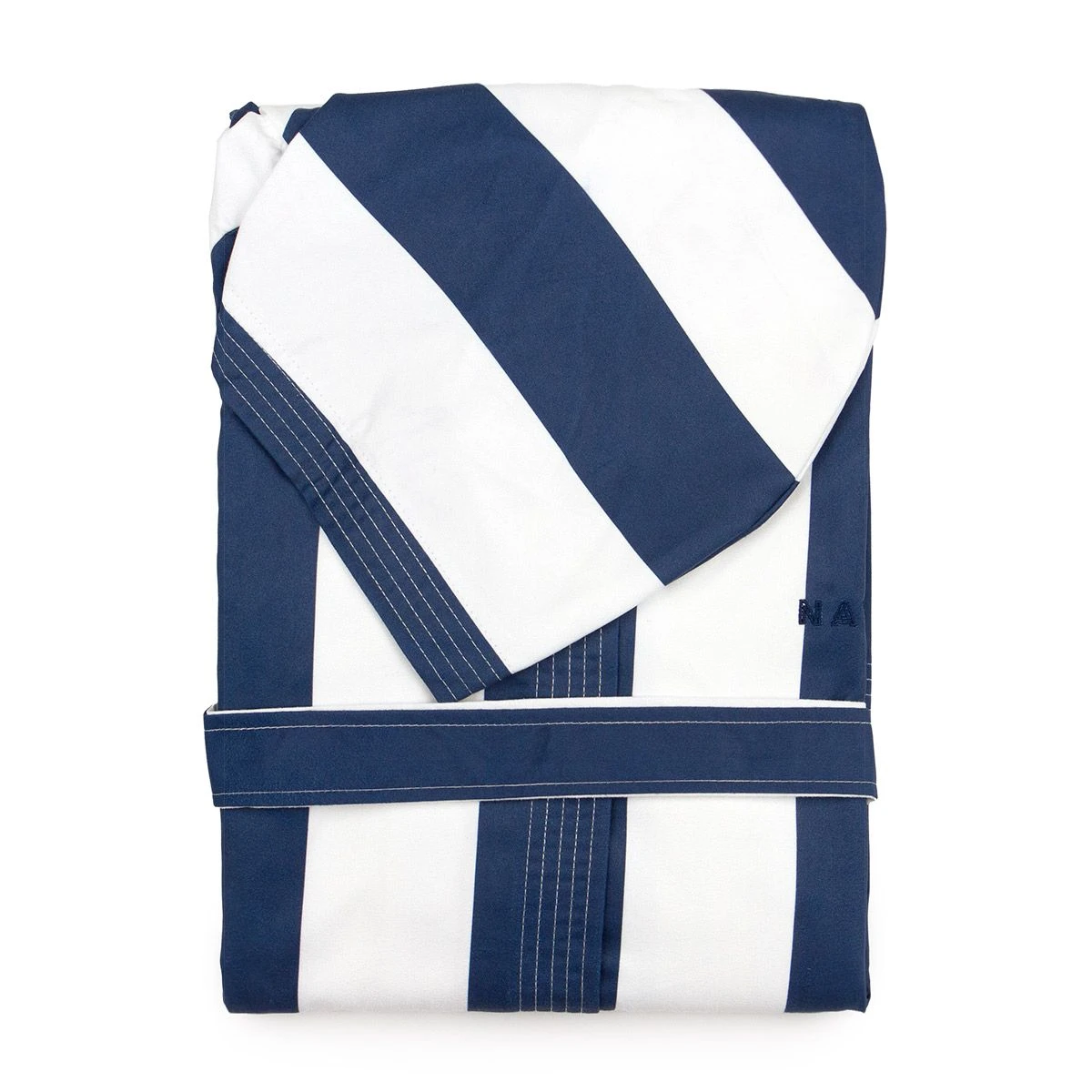 Accappatoio Adulto In Microfibra Righe Di Navigare Con Cappuccio J678 3 Accappatoio Adulto In Microfibra Righe Di Navigare Con Cappuccio J678 - immagine 3