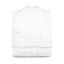 Accappatoio Adulto Luxury Di Carrara In Spugna 430 Gr/mq Z413 -Articoli Per La Casa accappatoio adulto luxury carrara bianco 3