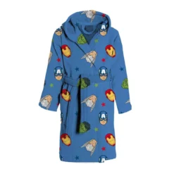 Accappatoio Bambino Avengers Marvel In Spugna Di Cotone J731