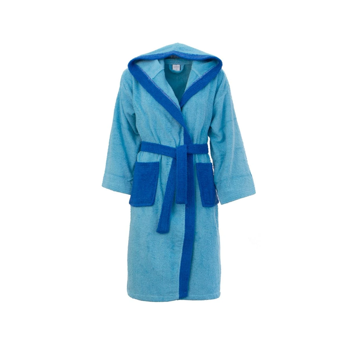 Accappatoio Bambino/ragazzo Bicolor Di Morbidissimi In Spugna 400 Gr/mq Y781 5 Accappatoio Bambino/ragazzo Bicolor Di Morbidissimi In Spugna 400 Gr/mq Y781 - immagine 5