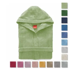 Accappatoio Con Cappuccio Gabel Mod. Tintaunita In Spugna Da 380 Gr Q957