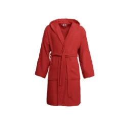 Accappatoio Junior Pompea In Spugna 380 Gr/mq - Da 4 A 14 Anni Z457 -Articoli Per La Casa accappatoio junior pompea in spugna rosso 17