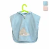 Accappatoio Poncho Orsetto Love Bambino In Spugna Taglia Unica Z357