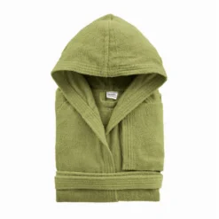 Accappatoio Adulto Bassetti 360 Gr/mq Con Cappuccio Tinta Unita R157 -Articoli Per La Casa accappatoio bassetti time per adulto da 360 gr germoglio