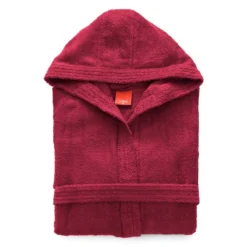 Accappatoio Con Cappuccio Gabel Mod. Tintaunita In Spugna Da 380 Gr Q957 -Articoli Per La Casa accappatoio con cappuccio gabel tintaunita company spugna 380 gr bordeaux