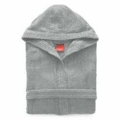 Accappatoio Con Cappuccio Gabel Mod. Tintaunita In Spugna Da 380 Gr Q957 -Articoli Per La Casa accappatoio con cappuccio gabel tintaunita company spugna 380 gr grigio