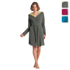 Accappatoio Con Cappuccio Jana Di Vossen Donna In Spugna R503