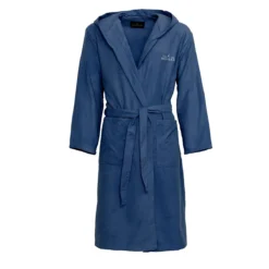 Accappatoio Con Cappuccio Navigare In Microfibra S236 -Articoli Per La Casa accappatoio in microfibra navigare navy