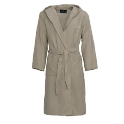 Accappatoio Con Cappuccio Navigare In Microfibra S236 -Articoli Per La Casa accappatoio in microfibra navigare tortora