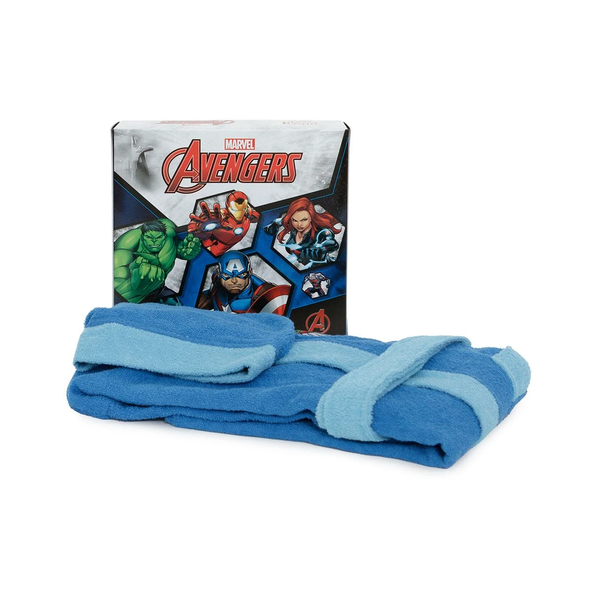 Accappatoio Avengers Marvel Per Bambino In Microspugna R398 - immagine 2