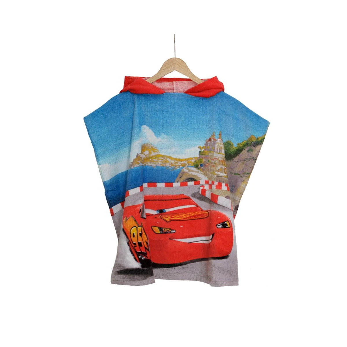 Accappatoio Poncho Cars Disney Pixar Spugna - Taglia Unica S532 2 Accappatoio Poncho Cars Disney Pixar Spugna - Taglia Unica S532 - immagine 2