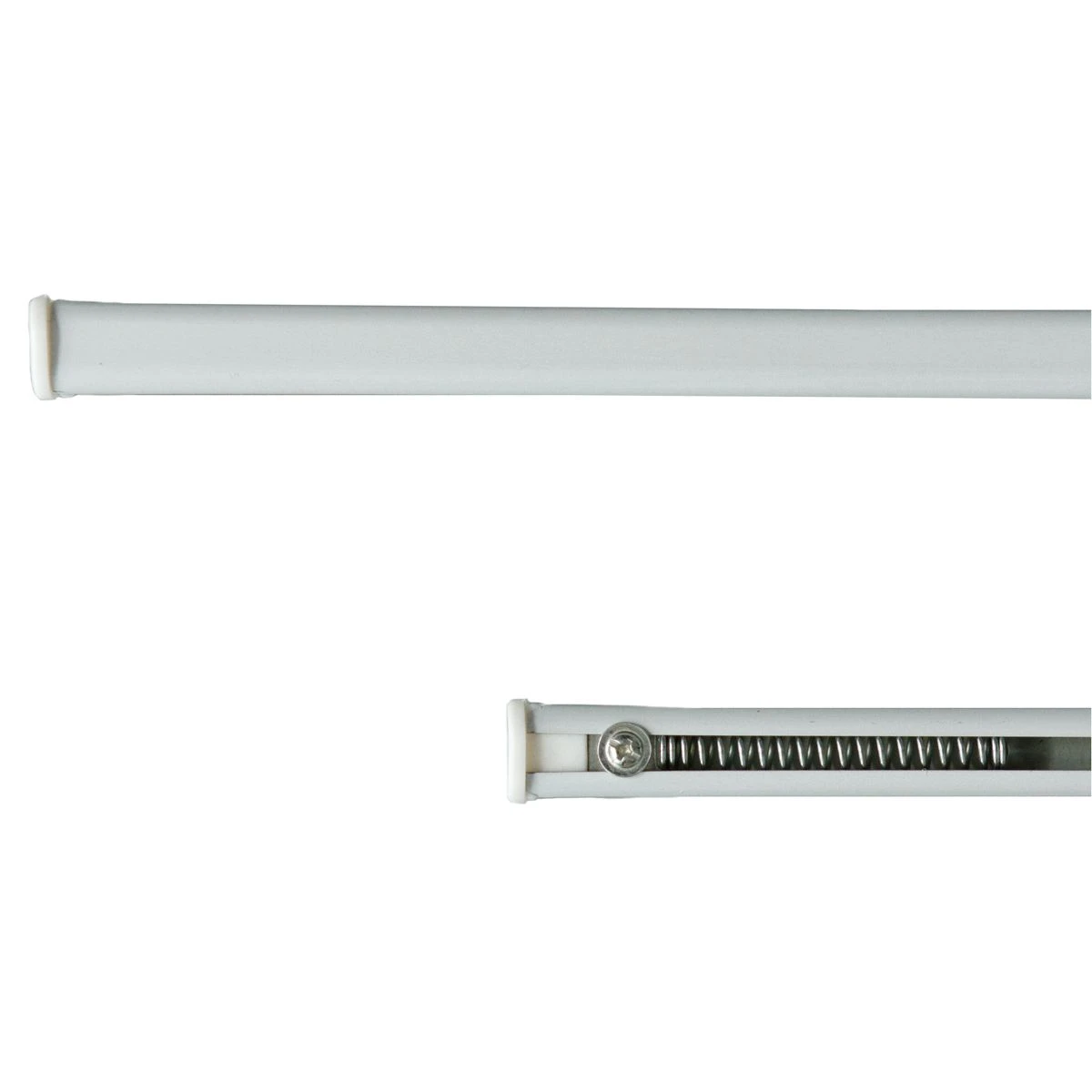 Coppia Bastoncini Per Tende A Pressione Regolabili Da 60 A 90 Cm Bianco M954 1 Coppia Bastoncini Per Tende A Pressione Regolabili Da 60 A 90 Cm Bianco M954