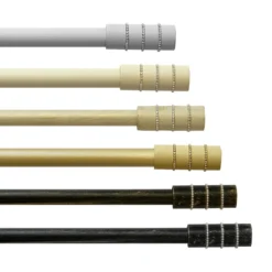 Bastone Per Tenda In Ferro Estensibile Da 120 A 210 Cm - Cilindro Y021