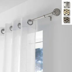 Bastone Per Tenda Globa In Ferro Estensibile Da 120 A 210 Cm W679