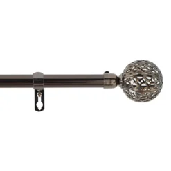 Bastone Per Tenda Globa In Ferro Estensibile Da 120 A 210 Cm W679 -Articoli Per La Casa bastone tenda estensibile in ferro globa nichel 1 1