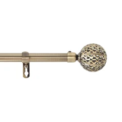 Bastone Per Tenda Globa In Ferro Estensibile Da 120 A 210 Cm W679 -Articoli Per La Casa bastone tenda estensibile in ferro globa ottone 1 1