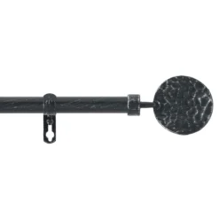 Bastone Per Tenda Patina In Ferro Estensibile W677 -Articoli Per La Casa bastone tenda estensibile in ferro patina nero argento 1 2