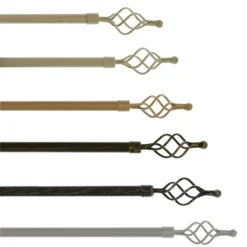 Bastone Per Tenda In Ferro Estensibile Da 120 A 210 Cm - Torciglione L843