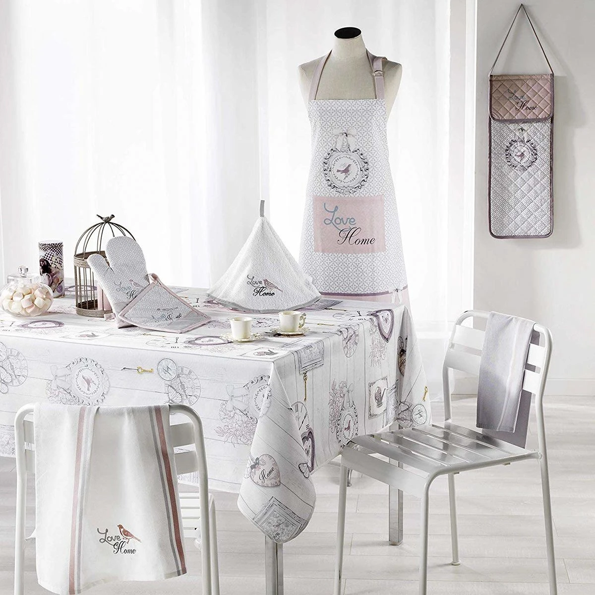 Borsa Da Pane Love Home 28x70 Cm V362 2 Borsa Da Pane Love Home 28x70 Cm V362 - immagine 2