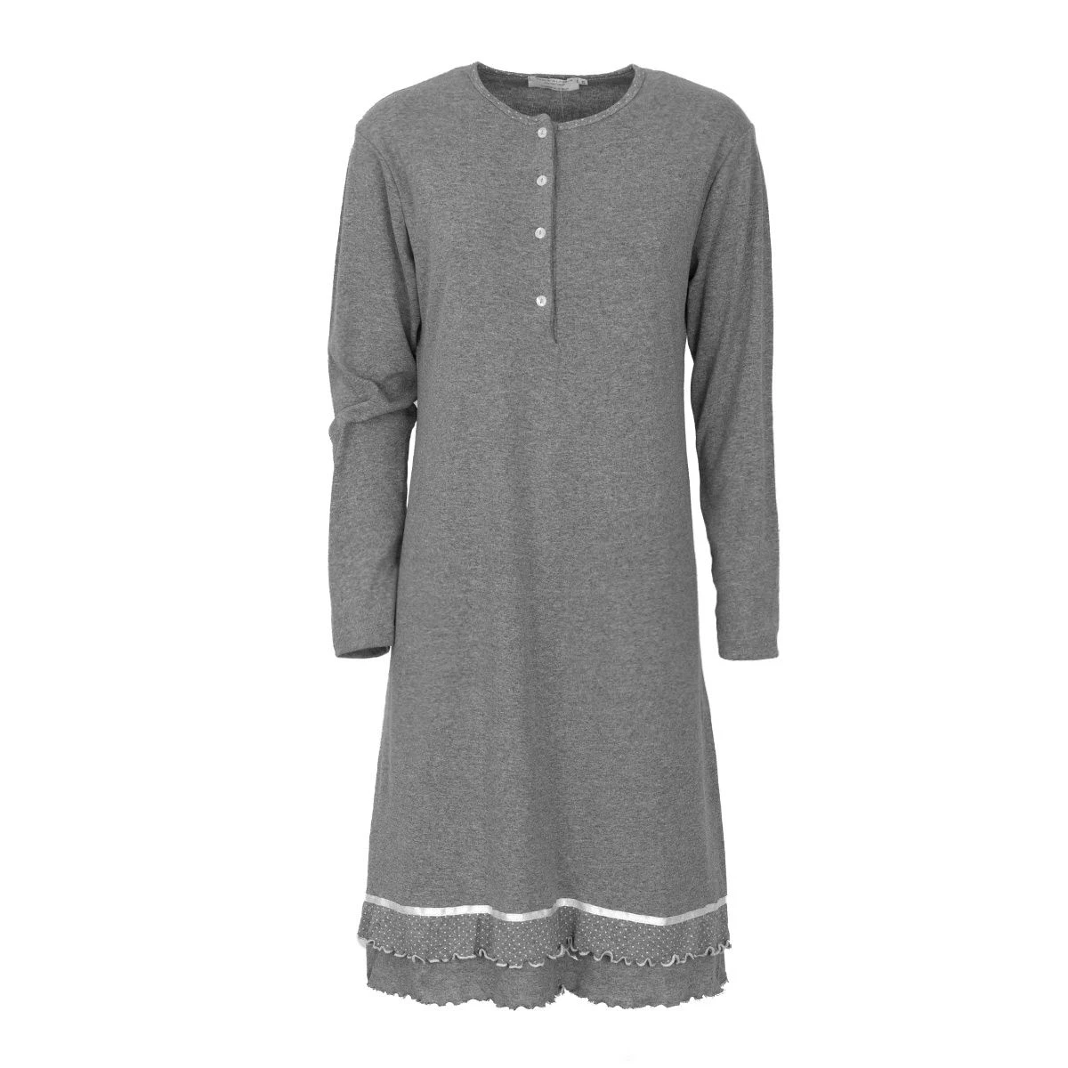 Camicia Da Notte Alina Di Toscana Lingerie In Caldo Cotone - Taglie Forti J940 2 Camicia Da Notte Alina Di Toscana Lingerie In Caldo Cotone - Taglie Forti J940 - immagine 2