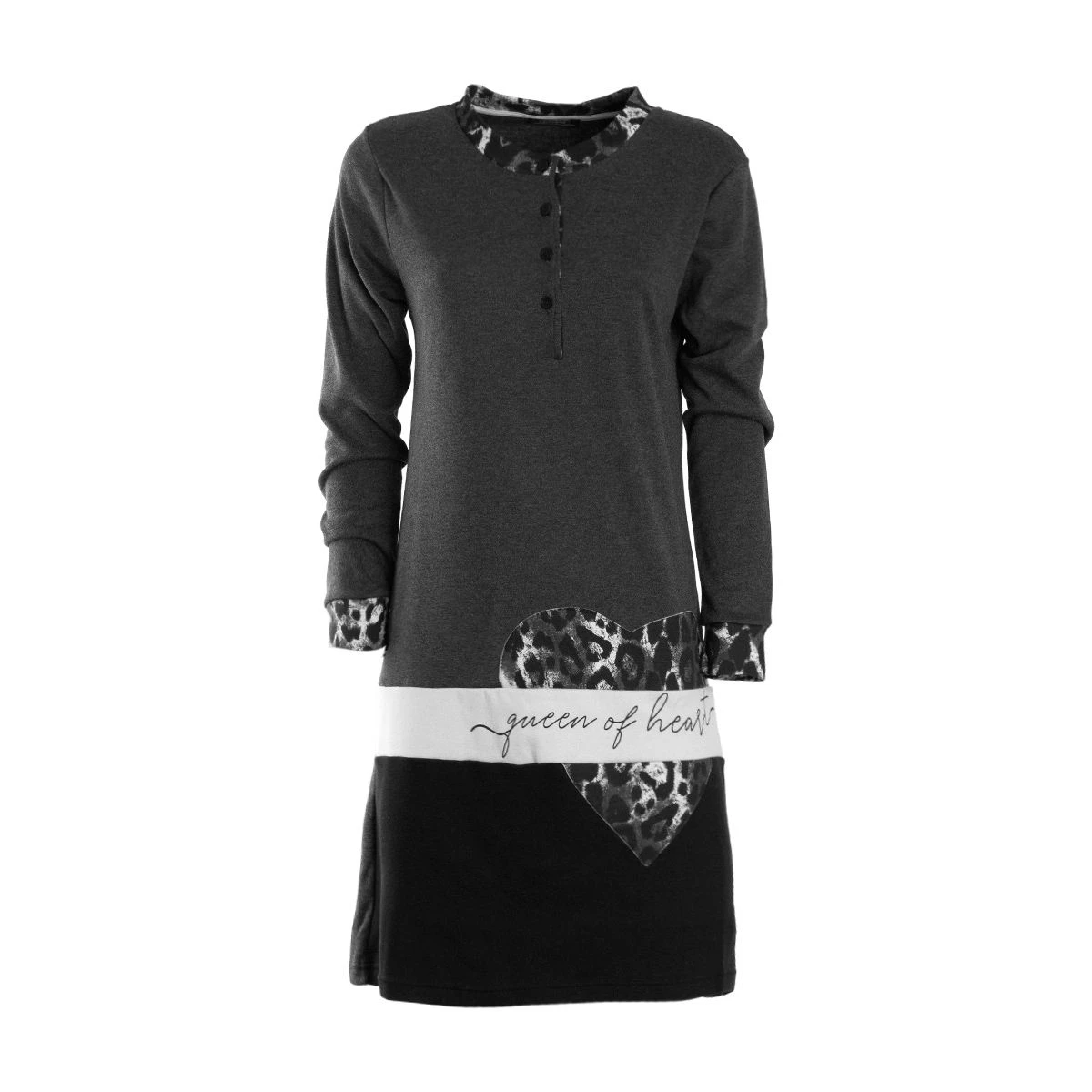 Camicia Da Notte Donna Exclusive In Caldo Cotone P1353 W473 2 Camicia Da Notte Donna Exclusive In Caldo Cotone P1353 W473 - immagine 2