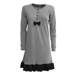 Camicia Da Notte Character Invernale In Caldo Cotone P1011 V381 -Articoli Per La Casa camicia da notte character caldo cotone grigio 3
