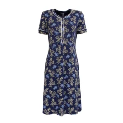 Camicia Da Notte Estiva Floreale Linclalor Viscosa 02301 - Fino Alla Tg 58 V964 5 Camicia Da Notte Estiva Floreale Linclalor Viscosa 02301 - Fino Alla Tg 58 V964 -Articoli Per La Casa camicia da notte estiva linclalor 02301 in viscosa blu e burro 9