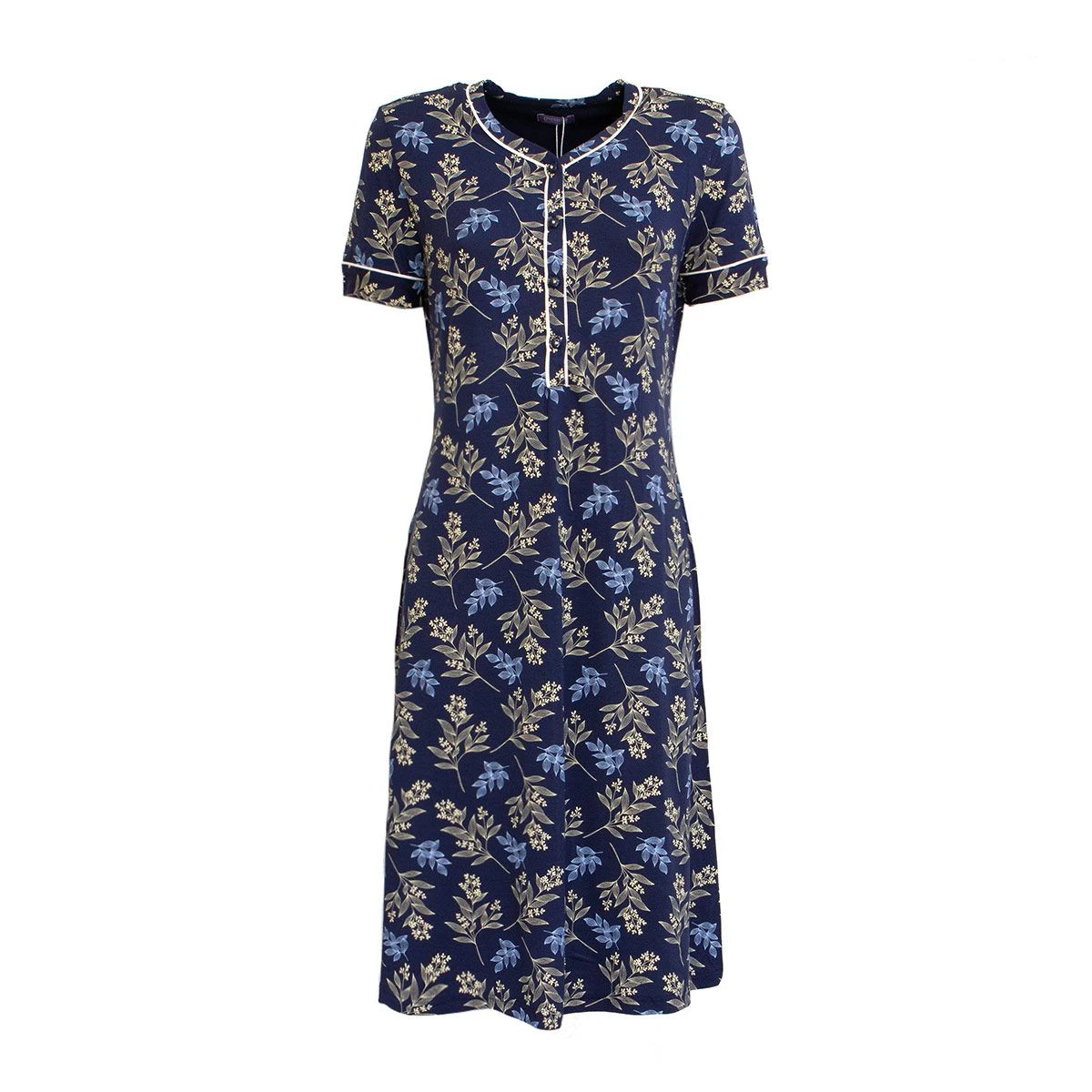 Camicia Da Notte Estiva Floreale Linclalor Viscosa 02301 - Fino Alla Tg 58 V964 3 Camicia Da Notte Estiva Floreale Linclalor Viscosa 02301 - Fino Alla Tg 58 V964 - immagine 3