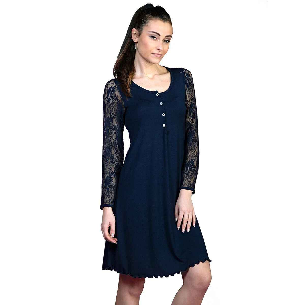 Camicia Da Notte Donna Helsinki Di Toscana Lingerie In Viscosa V393 1 Camicia Da Notte Donna Helsinki Di Toscana Lingerie In Viscosa V393